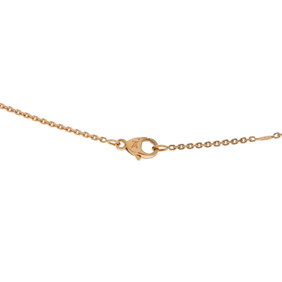 Louis Vuitton Idylle Blossom LV Pendant Necklace 18K Yellow Gold with Diamond - Picture 4 of 4